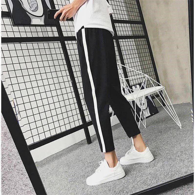 Pánské ležérní letní tepláky slim fit - Velká velikost