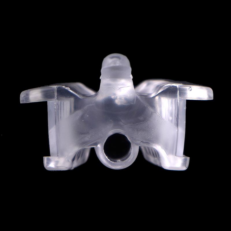 5 piezas Bloque de Mordida Dental de Silicona con Orificio para Eyector de Saliva Abrebocas Almohadilla Oclusal Retractor de Mejillas Herramientas para el Cuidado Bucal