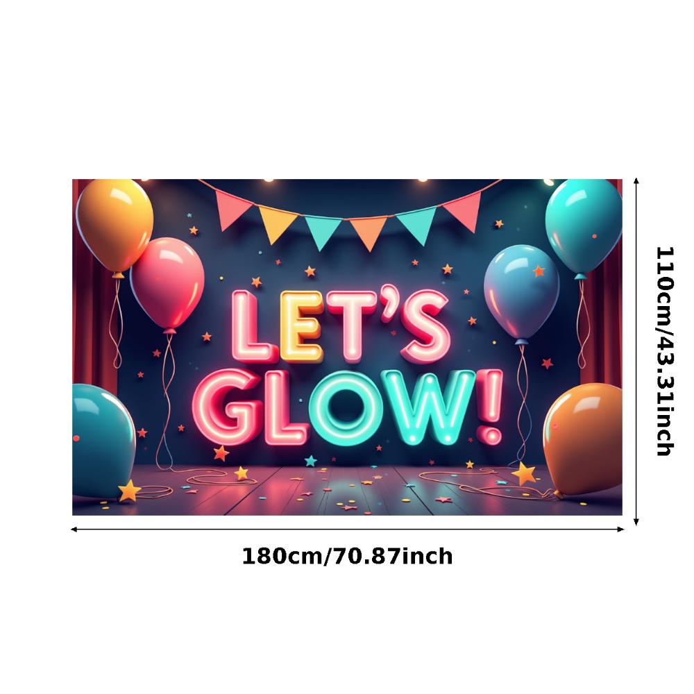 Photo Prop LED Neon Banner Party Decoration Glow Effect Neon Sign For Festival Decoration Party Celebration Night Event