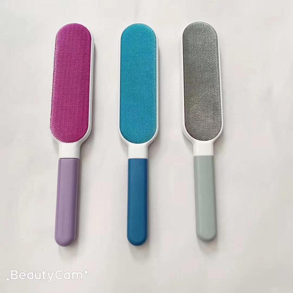 Double-Sided Electrostatic Clothing & Hair Remover Brush