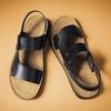Fashion Anti Slip Summer Sandals Leisure Walk Men Slippers Outdoor Beach Casual Shoes Indoor Durable Peep Toe Slippers Dual-Purpose Flat
