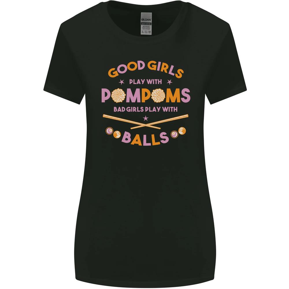 

Bad Girls Play With Pool Balls 9-Ball Womens Wider Cut T-Shirt Unisex T-Shirt XXXL