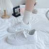 Spring New Warm Color Versatile Women's Shoes Sports and Leisure Board Shoes Ins White Shoes Straight Hair