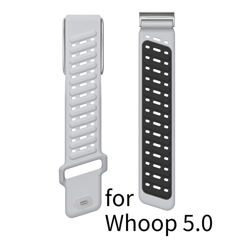 Compatible For Whoop 4.0/Whoop 5.0/Mg Sportflex Wrist Band Soft-Touch Silicone Waterproof And Sweatproof Replacement Band