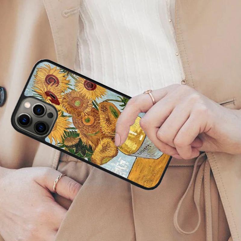 

Van Gogh Art Oil Painting Magnetic Phone Case For APPLE iPhone 17 Air 16 14 13 12 Pro Max 15 Plus Wireless Charge MagSafe Cover iPhone 13mini