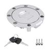 Fuel Tank Fuel Cap, Fuel Tank Cap Lock with 2 Keys, 7 Hole Tank