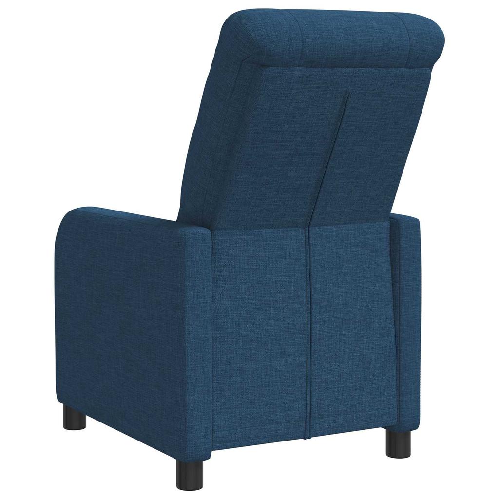 Recliner Blue Fabric