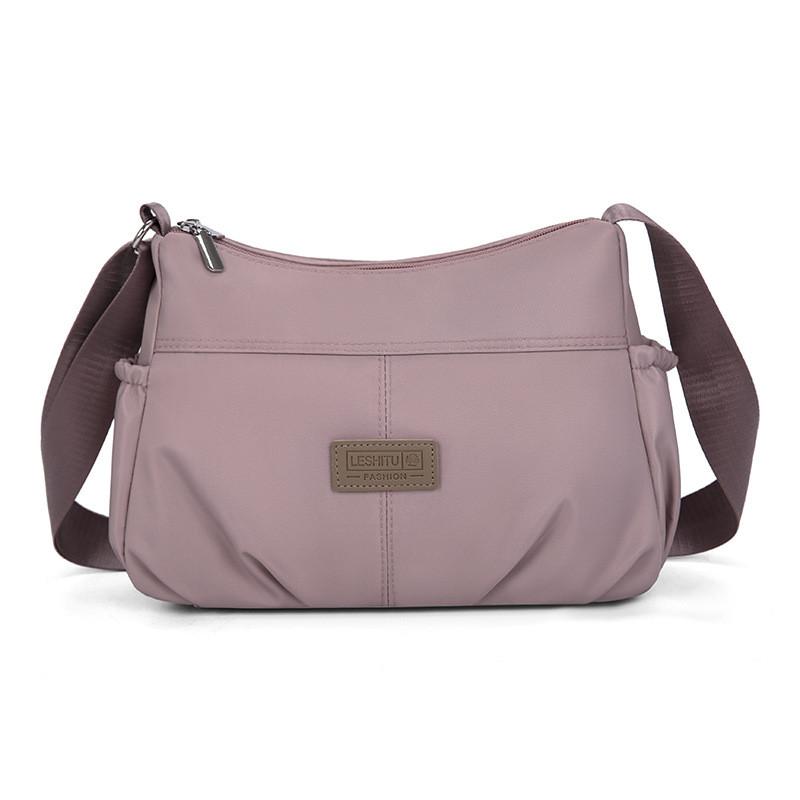 Oxford Cloth Crossbody Bag For Women With Zipper Closure And Minimalist Style For Daily Use
