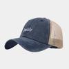 Spring and Summer Big Head Circumference Daddy Embroidered Baseball Cap Washed and Old Breathable Mesh Cap, Fashionable Sun Hat
