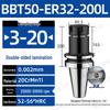 CNC-Hochgeschwindigkeits-Doppelseitiger BBT30/40/50-ER20/25/32 Werkzeughalter mit Dynamischer Auswuchtung