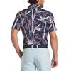 Puma Golf Series All Over Print Casual Straight Fit Short Sleeve Polo Shirt Men Polo Shirts Dark-Blue 624476-01