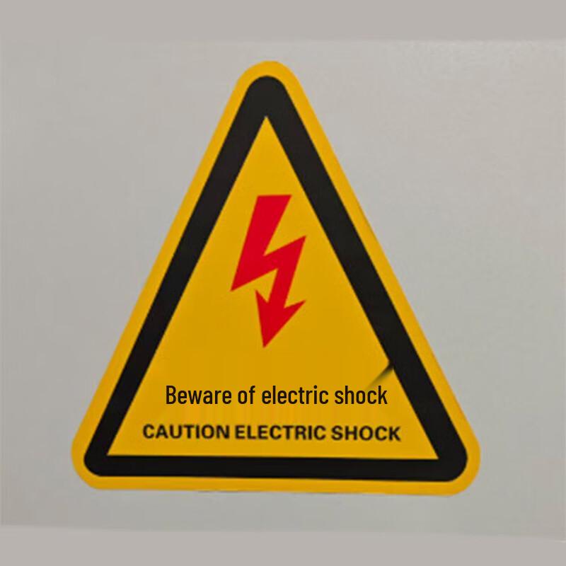 Electric Shock Warning Sticker