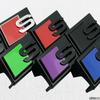 ABS Car Front Grille Emblem Styling for hot A6 A4 S5 S6 A3 S3 Q7 S4 S7 S8 Q5 Badge Sticker Decals Auto Retrofit Accessories