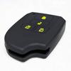 IKT Smart Key Silicone Cover for Toyota Cars, 4 Buttons, Black Yellow, Hiace 200