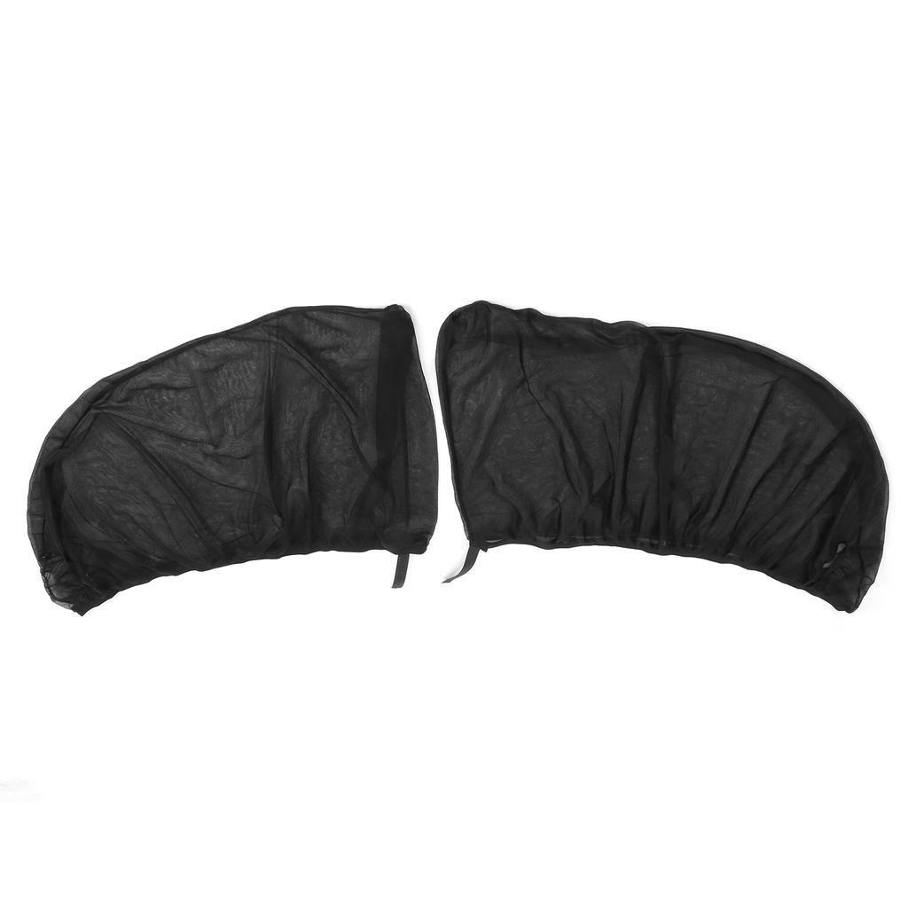 2 Buc. Parasolar Geam Auto Protecție UV Plasă Anti-Țânțari pentru Geam Lateral Față