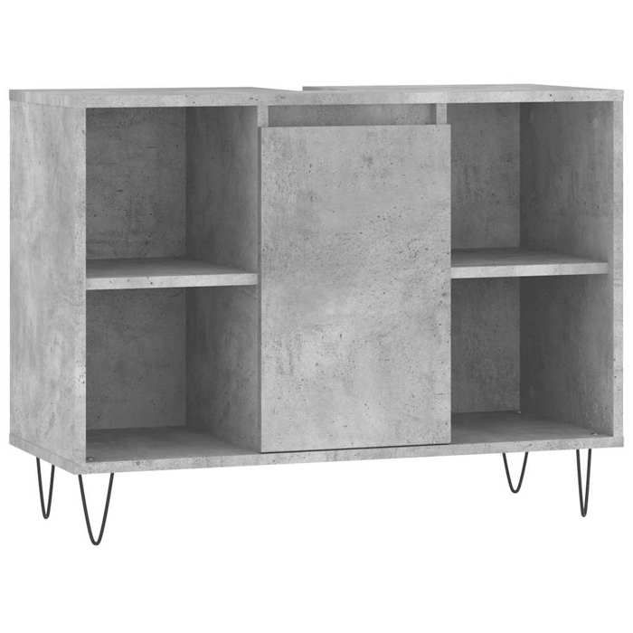 VidaXL Bathroom Cabinet Concrete Grey 80x33x60cm Engineered Wood 831632