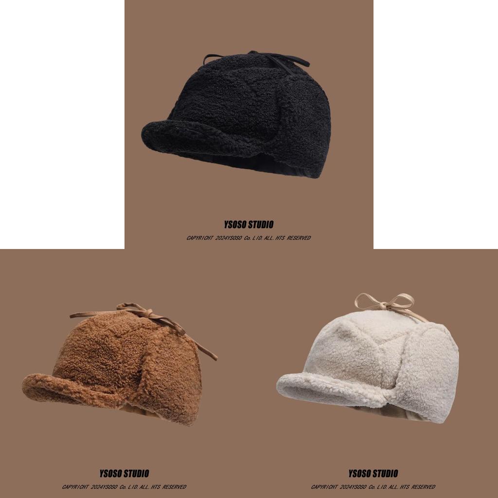 Winter Warmth Knit Cap With Earmuffs For Men And Women Perfect For Cold Weather Outdoor Activities
