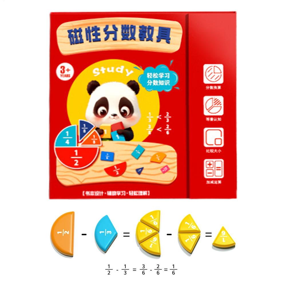 Magnetic Fraction Tiles Magnetic Fraction Bars Math Manipulatives For Study Activity Classroom Teaching School Demonstration