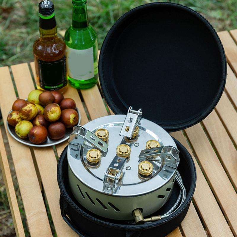 Compacts Durability Camp Stove Survival Furnaces Windproofed Hiking Field Stove for Fishing Picnics