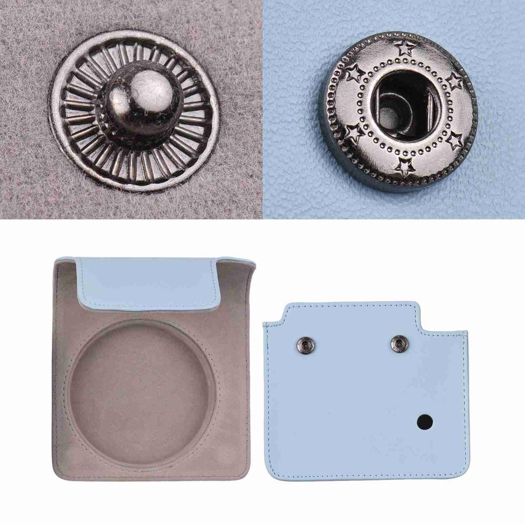 Portable Instant Camera Case Carry Bag PU Leather with Shoulder Strap Compatible with  Fuji SQUARE SQ1 Instant Camera