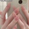 "Huanhuan Nude Ganlu Temple Water-Inspired Versatile Nail Set"