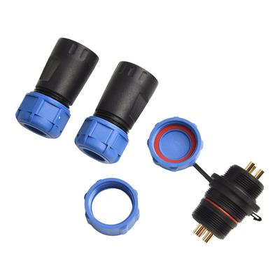 3Pin Cable Connector AC 1500V Mount Pair Panel SP21