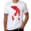 Toe Stand  red TShirt Casual Street Style Short Sleeve Tee