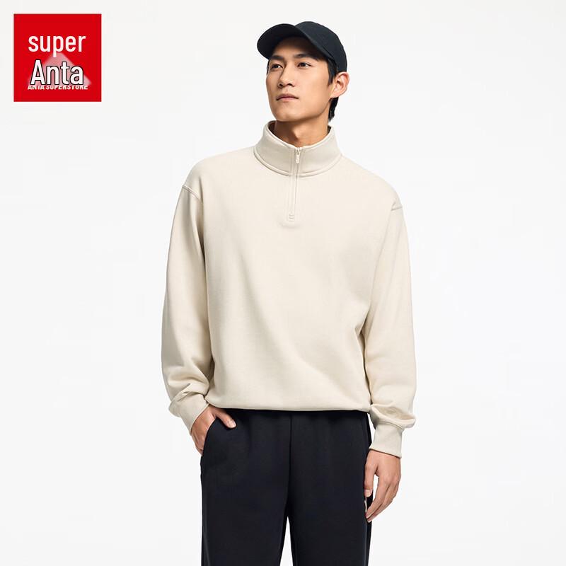 Anta SOFT Men's Half-Zip Pullover Sweatshirt