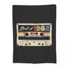 D Cassette Music Tape Blankets Flannel Sofa Throw Blanket Breathable for Couch Bedding Travel Throws Bedspread Quilt