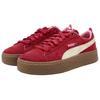 Puma Smash Platform Comfortable Versatile Breathable Low-Top Sneakers Women sneakers Red 366488-19