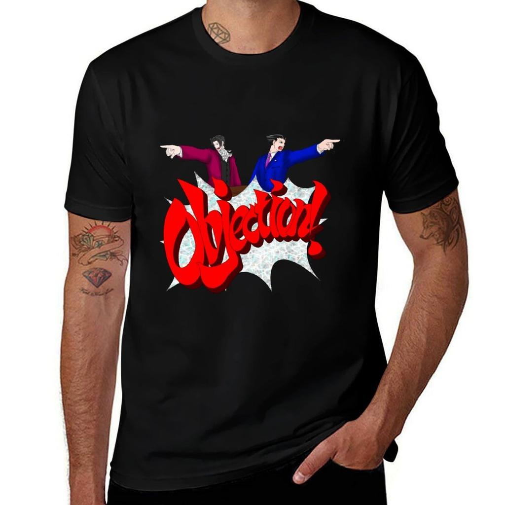Phoenix Wright And Miles Edgeworth Tshirt Minimal Art Print Tshirt