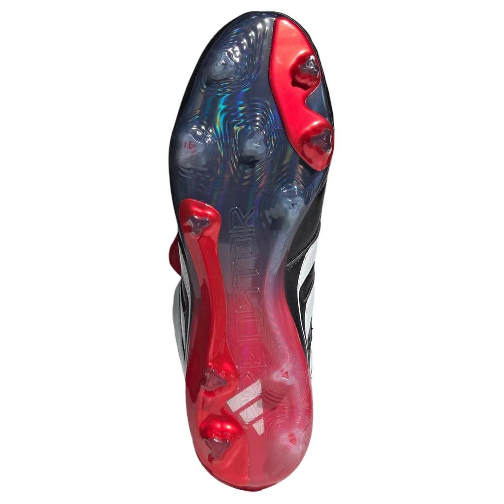 Adidas Predator Precision FG Czarne Białe Kolekcjonerska Czerwień Buty Unisex Core-Black Cloud-White JS0572