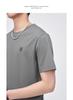 Seven Wolves Men's Silk Round Neck Short Sleeve T-shirt