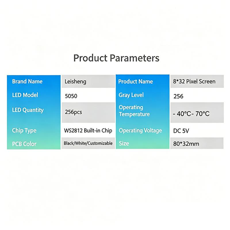 WS2812B Waterproof Smart Pixel LED Matrix Panel 5V 8x8 16x16 8x32 Digital Screen for Outdoor Event Decor
