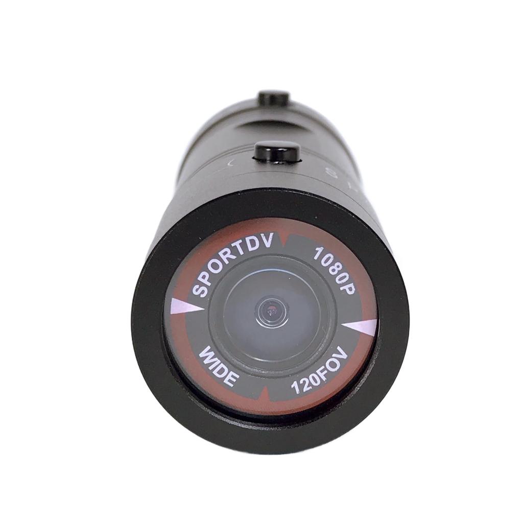 ChaosAirsoft Mini Action Full Gun Video Recording MINI-F9 Camera, HD, Bullet-Shaped Camera, Water-Resistant,