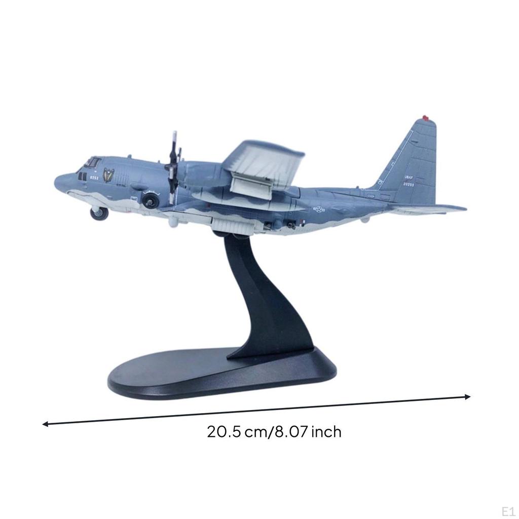 Aviation Model C130 Gunship 1:200 Scale Plane with Stand Alloy for