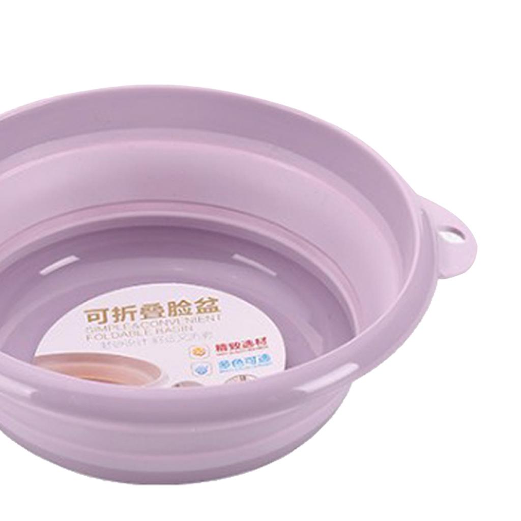 Foldable Bowl Strainer Bivouac Kitchen Sink Bowl, Portable BPA Collapsible Basin