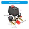 High Cycle 100000 Electrical Life Pressure Control Valves with G1/4 Thread Designs Double Pressure Gauge Valves Assembly