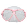 Diving Goggles Swim Glasses Silicone Adjustable Strap Tempered Glass Thickened Frame Clear View Anti Fog for Kids