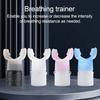 Portable Breathing Trainer with Lanyard Adjustable Resistance Men Women Oral Muscles