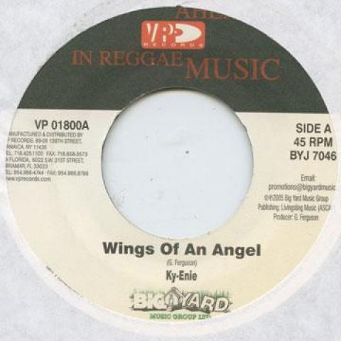 

7-дюймовая пластинка KY ENIE - Wings Of An Angel BYJ7046 VP 2005 US Регги, Ска и Даб