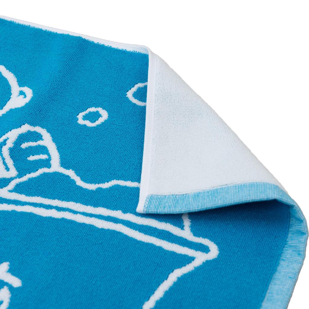 Senko Snoopy Bath Approximately 40 x 60 Gift Boxed with Character 58343 Mat, cm, Obi, Blue, Design, Cute,