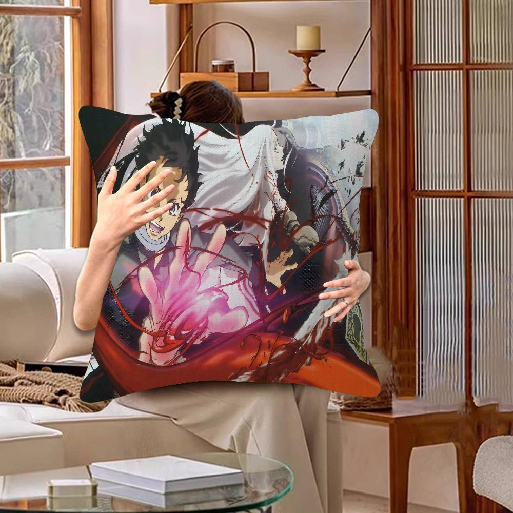 Anime D-DEADMAN W-WONDERLAND Stitch Lucky Dragon Pillow Cover Sofa Cushion Cover Home Room Decoration Children Gift