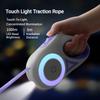 Retractable Led Dog Leash Auto Flash Light Up Pet Walking Leash Nylon Extendable Puppy Traction Rope Night Safety Dog Supplies