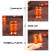 6Pcs Glazed Offering Cup Exquisite Temple Worship Cup Multi-Function Small Buddhist Offering Bowl Water Container Desktop