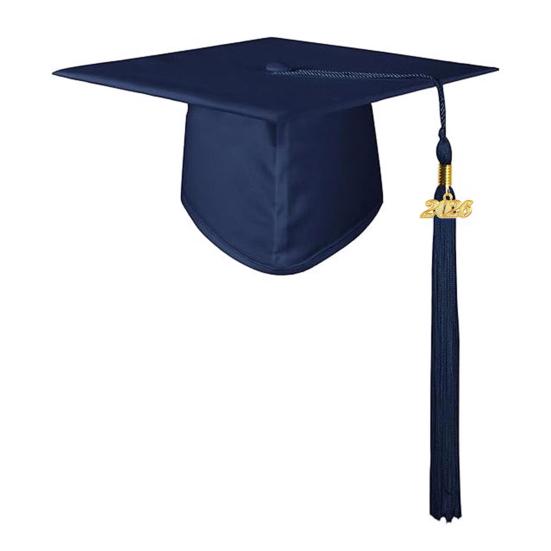 Unisex matinis baigimo kepuraitė su 2026 metų kutu žavesiu Suaugusiems Sveikinimo baigimo aksesuaras vidurinei mokyklai bakalaurui magistrui