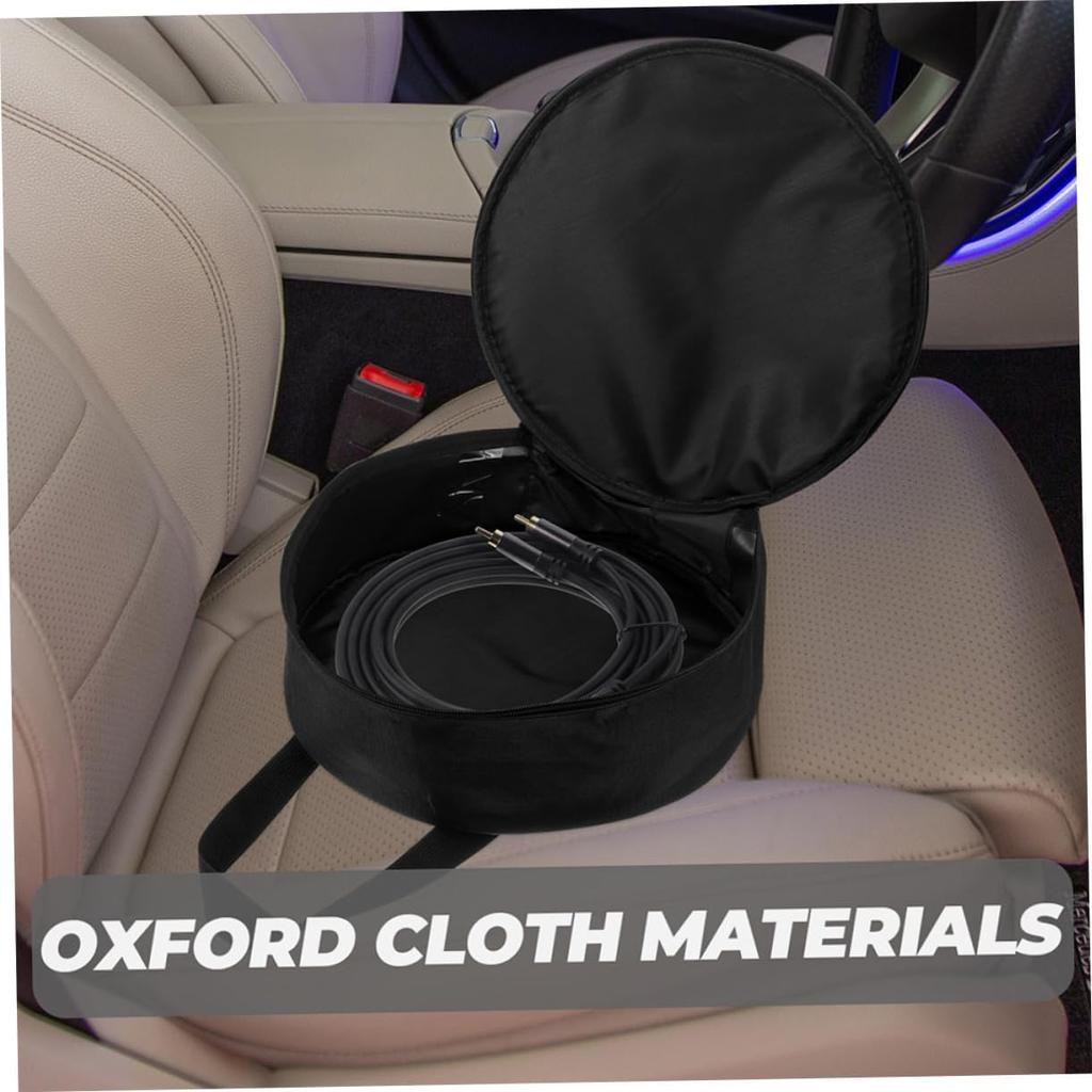 Portable Tool Storage Bag for Charging Cables Thickened Organizer for Car Tools Versatile and Durable Design for Easy Transport and Space Saving