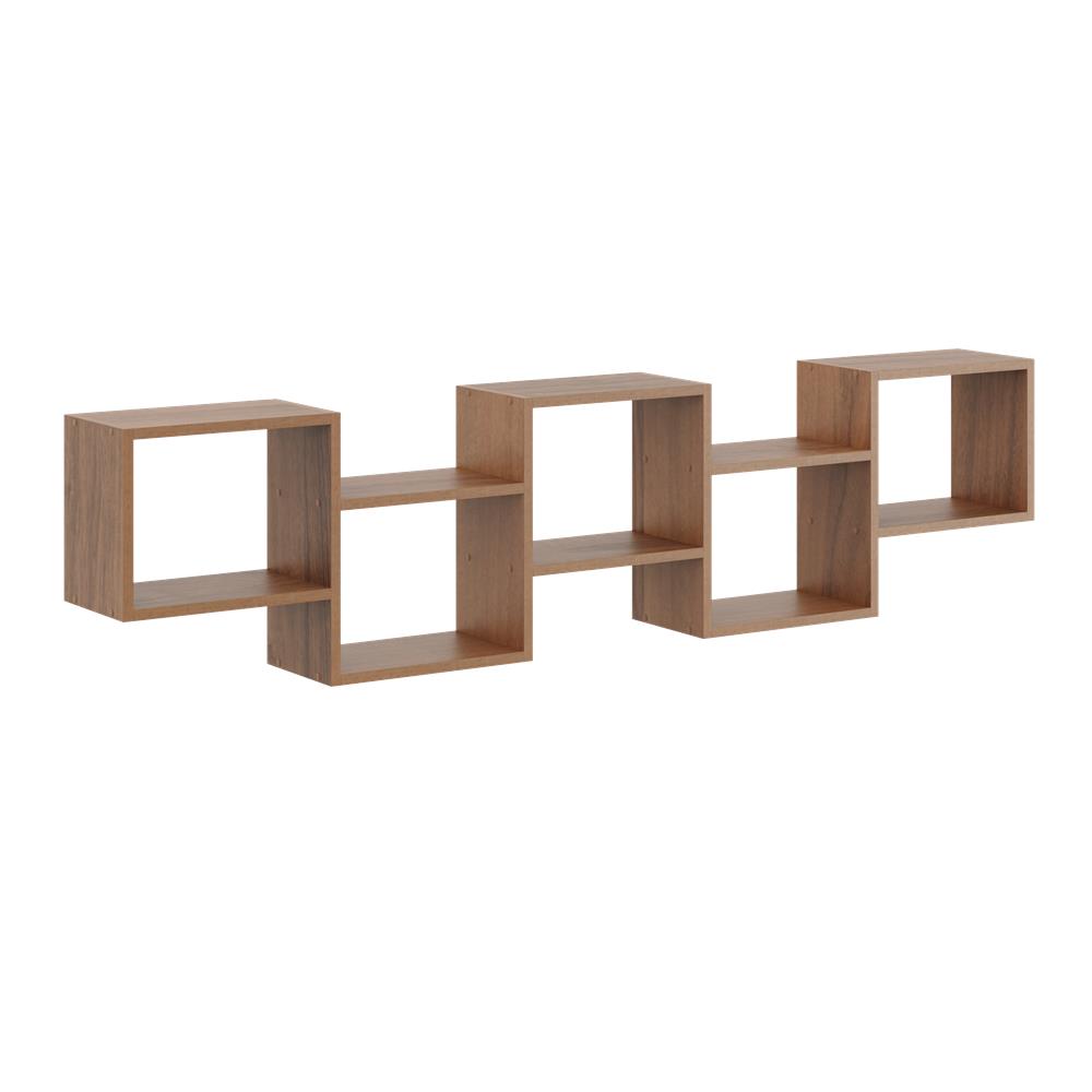 Wall Hanging Shelf, Bookcase - No. 13 white