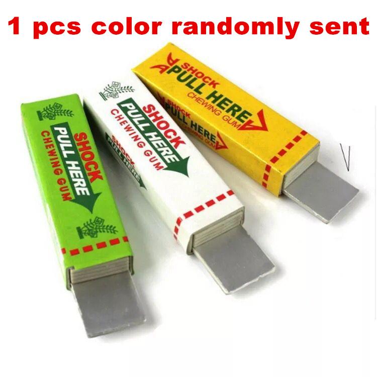 Electric Shock Chewing Gum and Magic Prank Toy for Street Jokes Easy Comedy Holiday Party Supplies Suitable for April Fool's Day