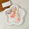 Mobile Phone Rope M34 Flocking Keychain Pendant Rab Cloth Doll Bag Pendant Creative Small Gift Hanging